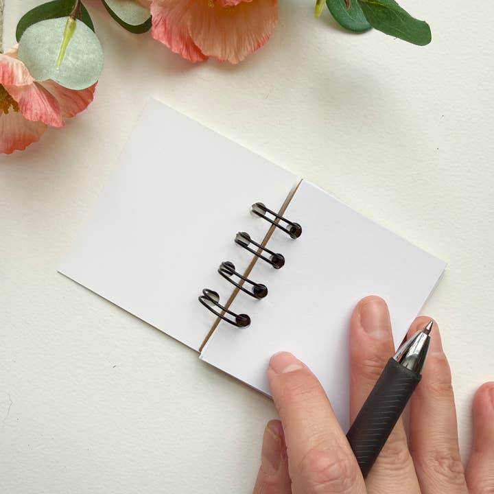 D. Prince Designs - Wholesale Notebook - Hand-Illustrated + Handmade Mini Notebook/Sketchbook | Maranta Houseplant5