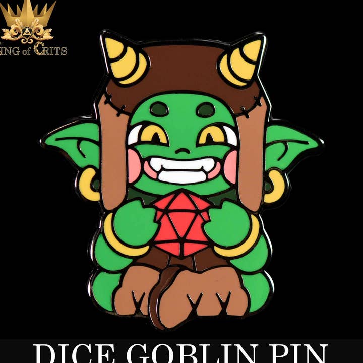 Dice Goblin (emaljestift) for engroshandel hos DNDDICE.COM