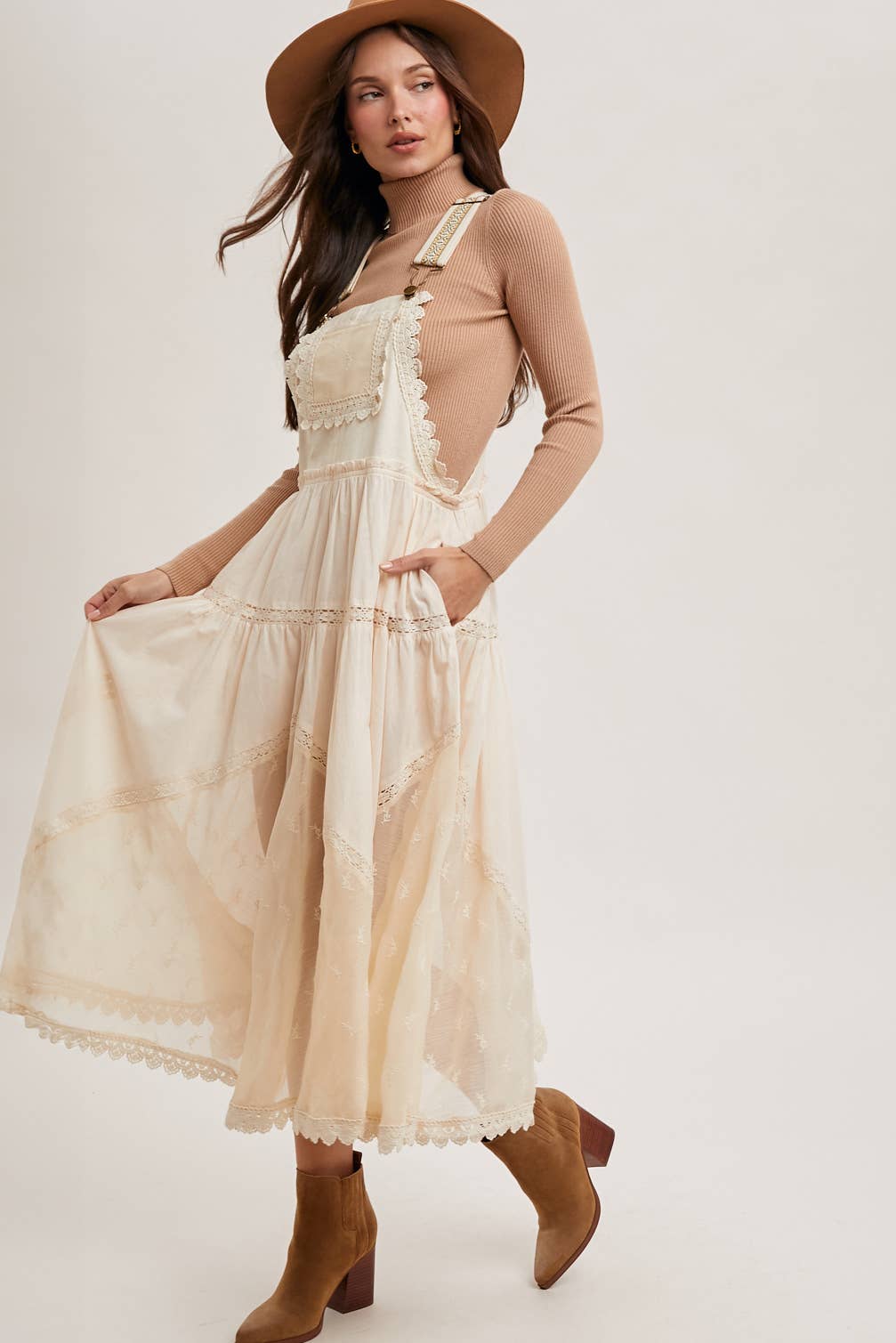 Bluivy - Wholesale Dress - Women's - LACE EMBROIDERED TULLE BIB MAXI DRESS17