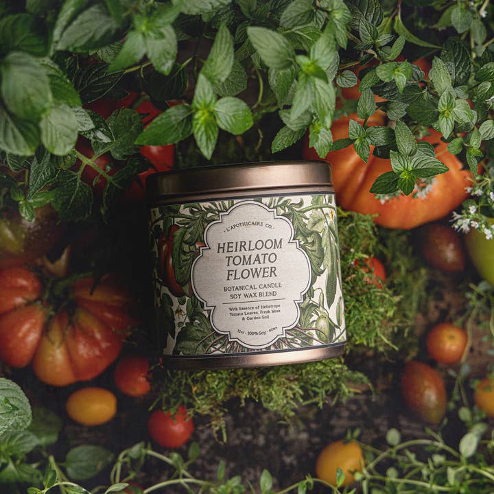 L'apothicaire Co. - Wholesale Jar/Filled Candle - JARDIN | Heirloom Tomato Flower | Candle2