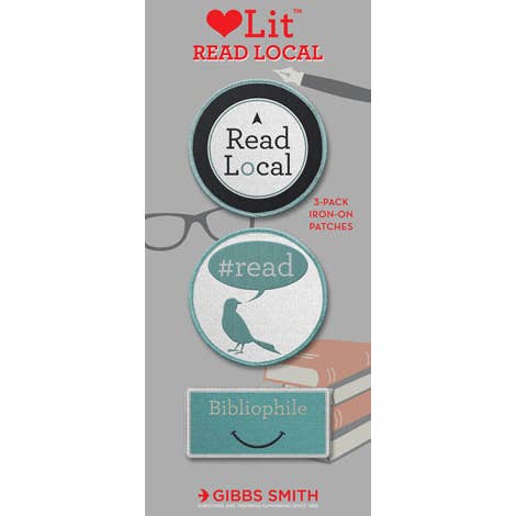Gibbs Smith - Wholesale Patch - Read Local 2-Patch Assortment