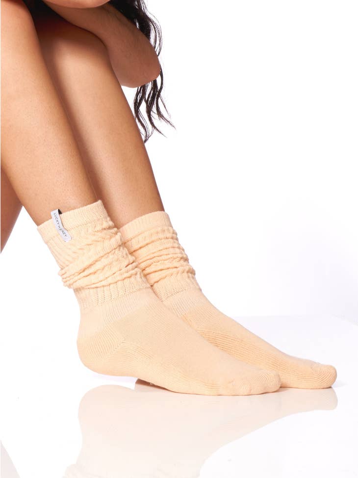Wholesale The Lightweight Scrunchie Sock Tan for your store - Faire