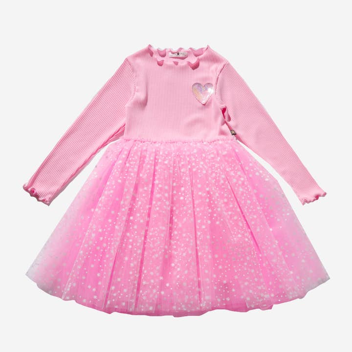 Neon Pink Patched Tutu Dress for wholesale on Faire