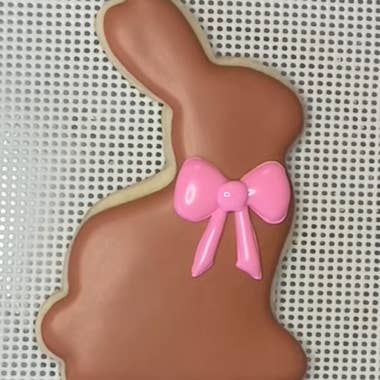 Carob Bunny Easter Dog Cookie for wholesale by Thriving K-9 Collective