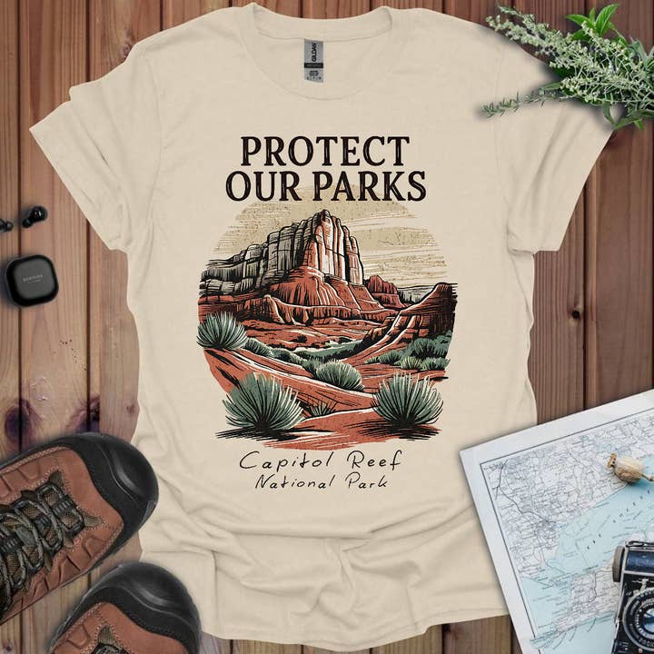 Protect Our Parks Capitol Reef National Park Unisex Fit Soft T-Shirt for wholesale by Park Service Apparel