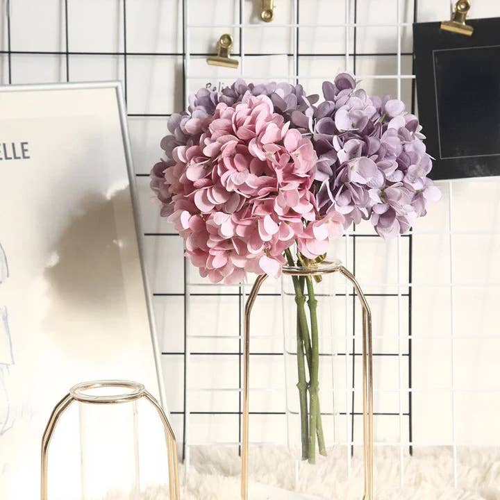 Kiyo Home – wholesale Artificial flowers – Artificial Hydrangeas 3-Piece Set