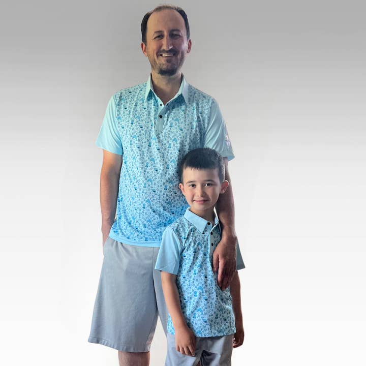 NOUVEAU Polo Jeunesse Océan pour la vente par Chippopotamus Inc