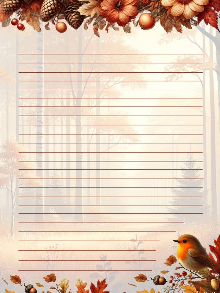 Autumn Season | Briefpapier Fripperies voor wholesale door Fripperies