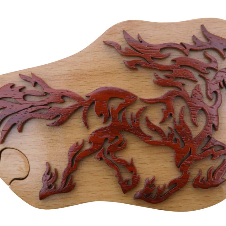 jelly roll box - Venta al por mayor Cajas decorativas - Caja Puzzle Pony con compartimento secreto