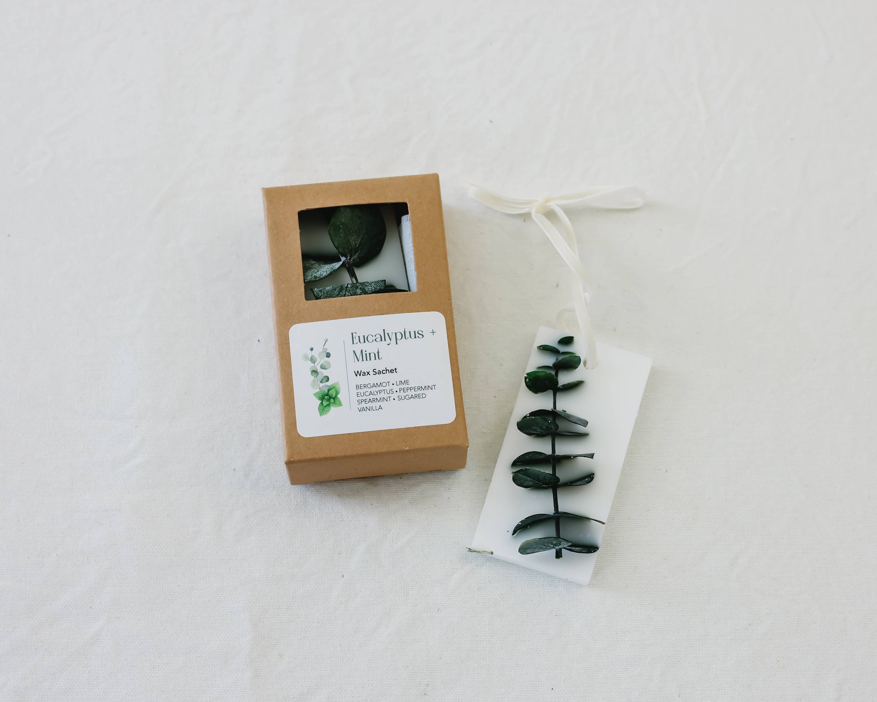 Florissant Collective - Wholesale Sachet - Eucalyptus + Mint Wax Sachet