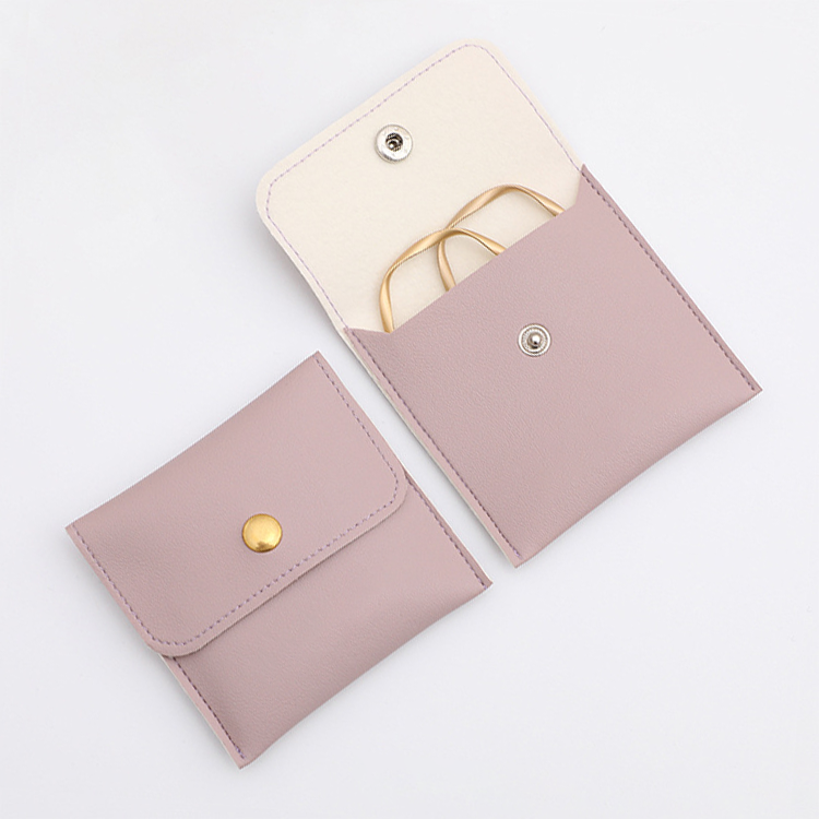 Logo Pouch - Wholesale Jewelry Box/Organizer - Vegan Leather Jewellery Bag - Retail Packs2