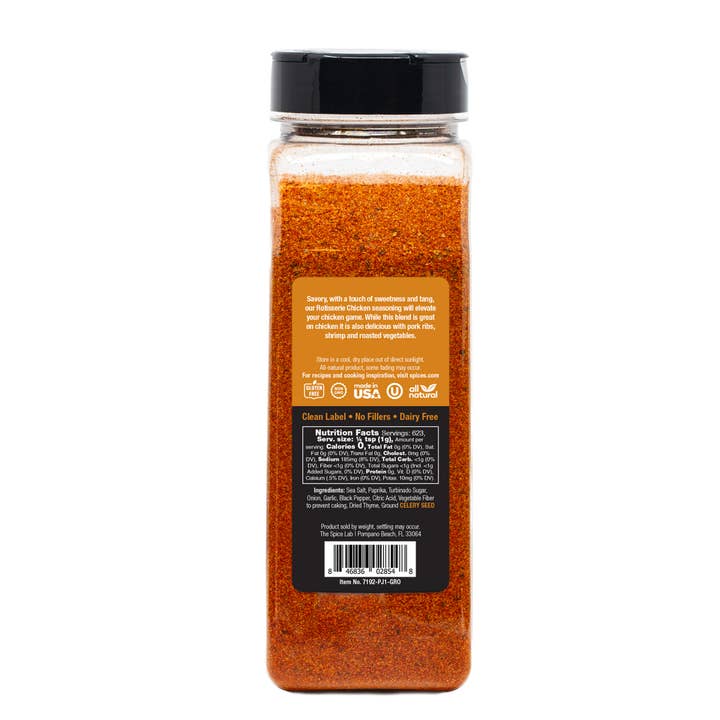 THE SPICE LAB - Wholesale Dried Spice Mix - Rotisserie Chicken Seasoning - Case of 6 - 22 oz Kilo Jars 4