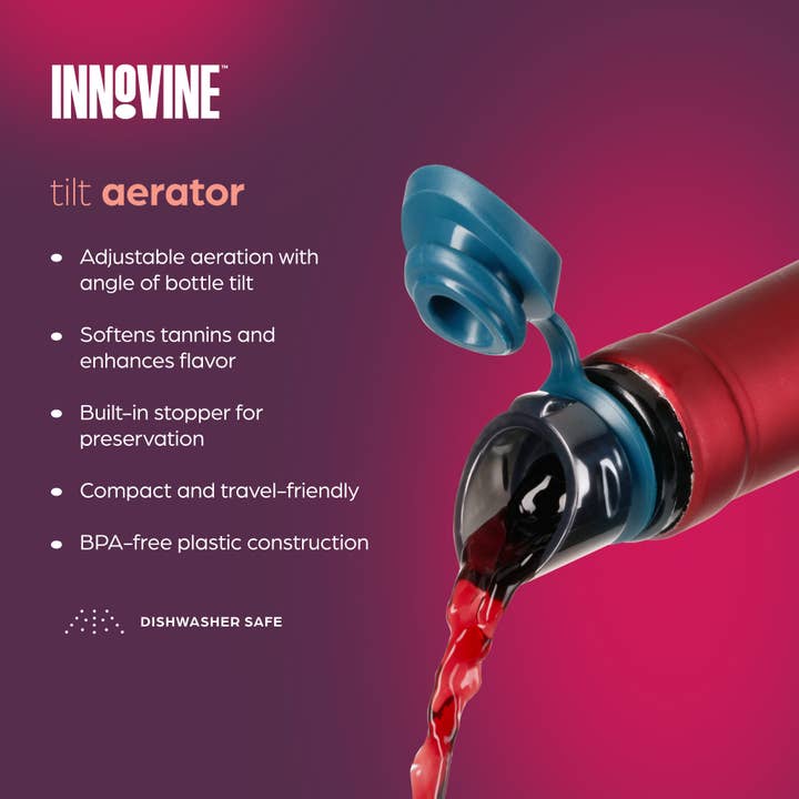 Innovine - Wholesale Liquor Dispenser - Tilt Aerator in Deep Teal3