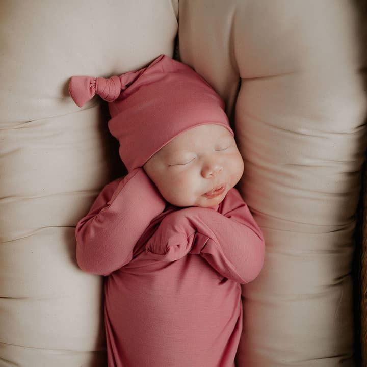 Three Little Tots - Wholesale Babygown - Baby - Rose Knotted Gown10