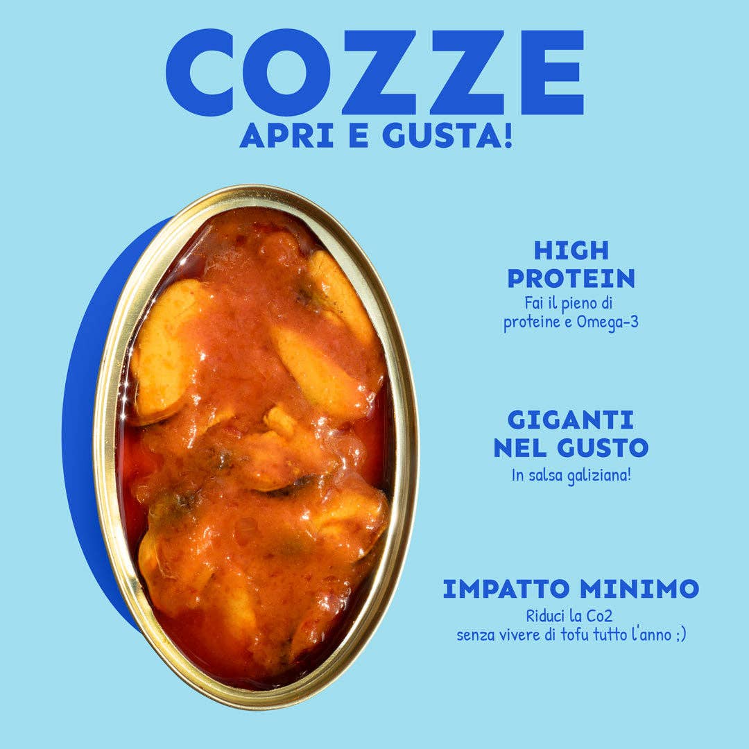 Small Giants - Wholesale Tinned Fish - MUSSELS IN GALICIAN SAUCE - 24x110g - Gourmet, Sustainable5