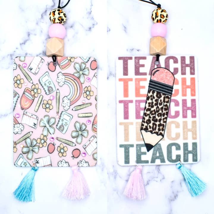 Teacher Things - Pencil Felt Freshie for wholesale by Daydreamer Designs