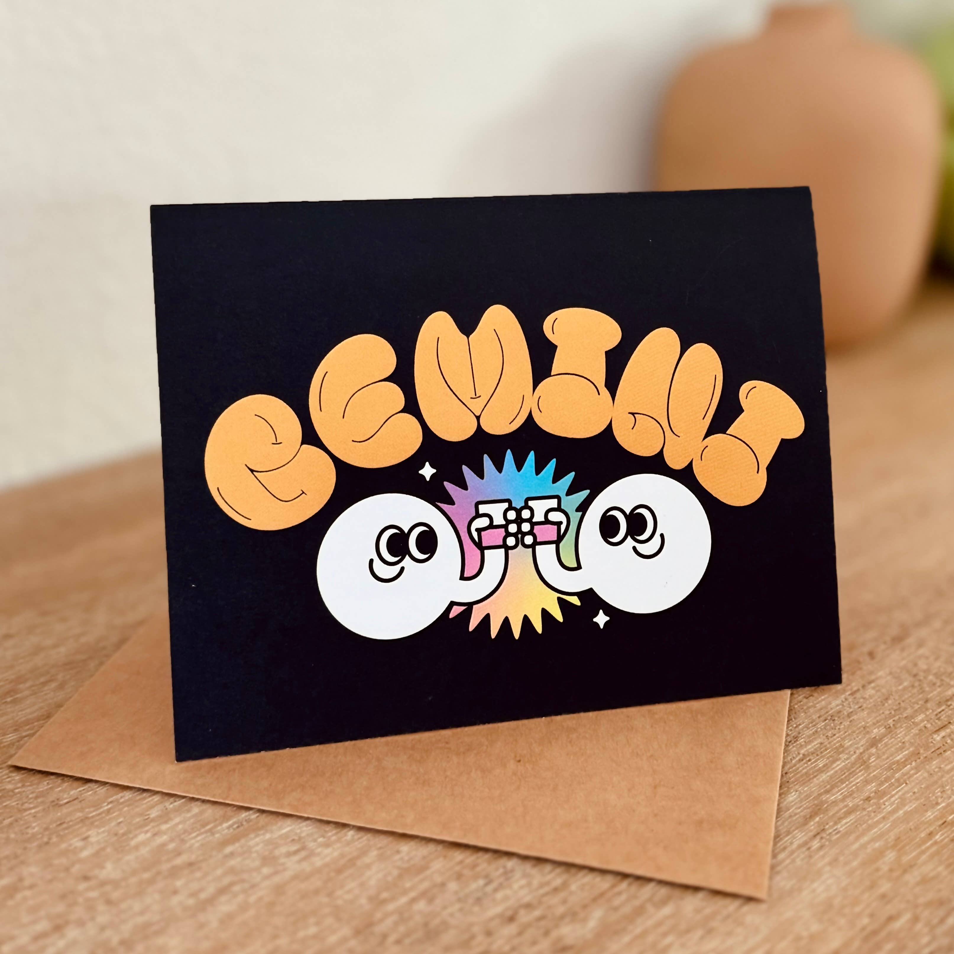 Charley Taylor Art - Wholesale Birthday Card - Gemini Zodiac Sign Birthday Card Astrology Blank Inside9