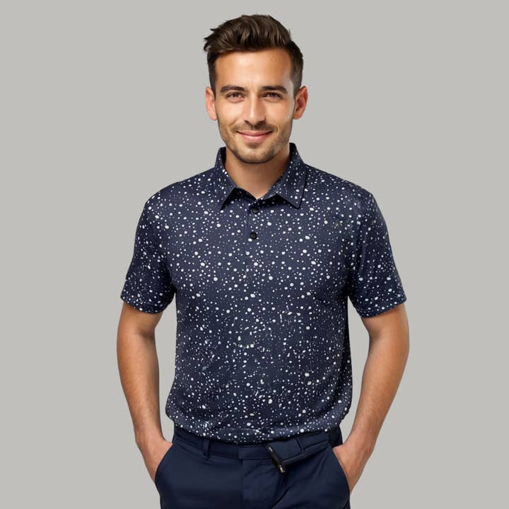 NUEVO Polo Azul Salpicadura para venta al por mayor de Chippopotamus Inc