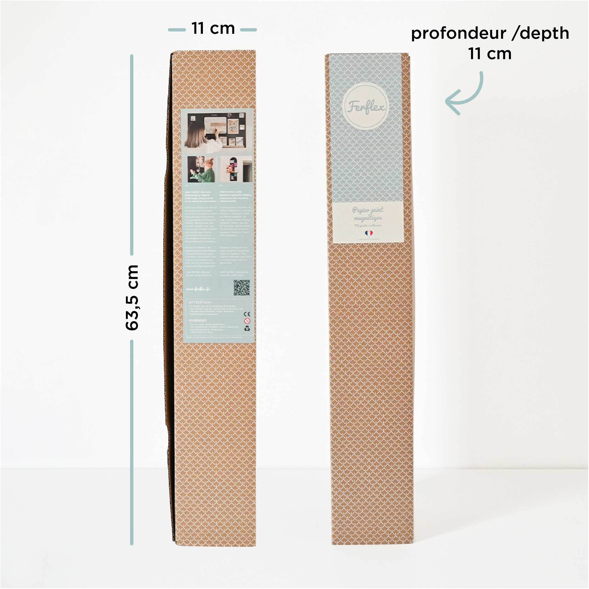 Ferflex - Vente Tableaux magnétiques - Tableau magnétique Arche Beige Rosé – 100,5x58,5cm6