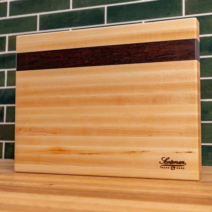 Maple & Jarrah Butcher Block for wholesale by Laurel Mercantile