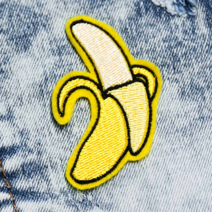 Écusson thermocollant brodé banane pour la vente par Project Pinup