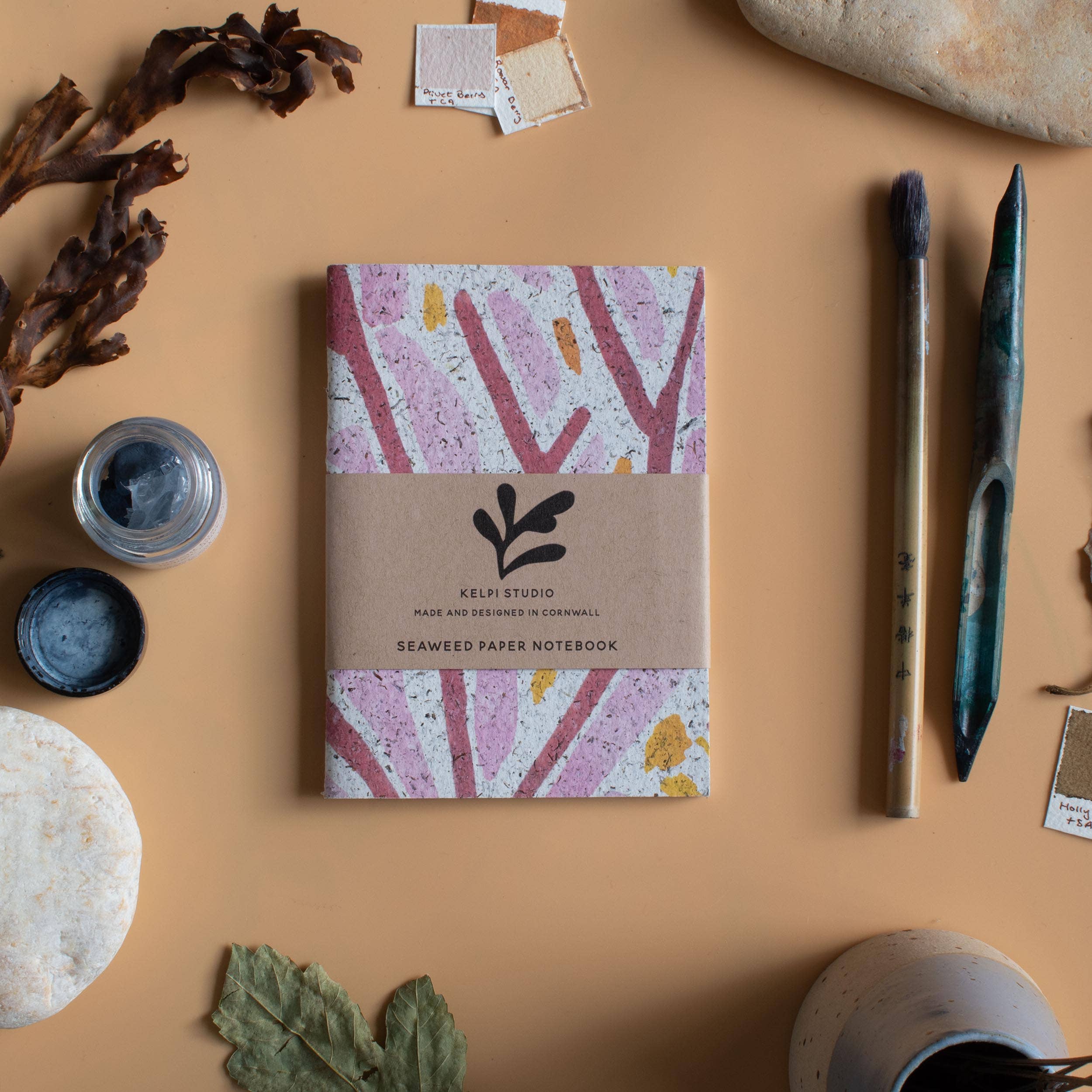 Kelpi Studio - Wholesale Notebook - Lined Seaweed Paper A6 Notebook5