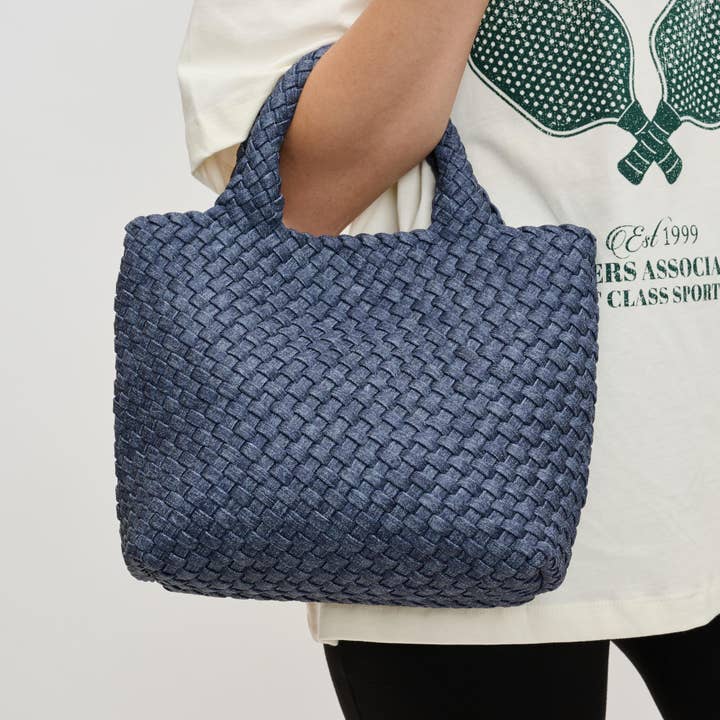 Sol and Selene - Wholesale Crossbody Bag - Women's - Sky's The Limit - Woven Neoprene Small Crossbody122