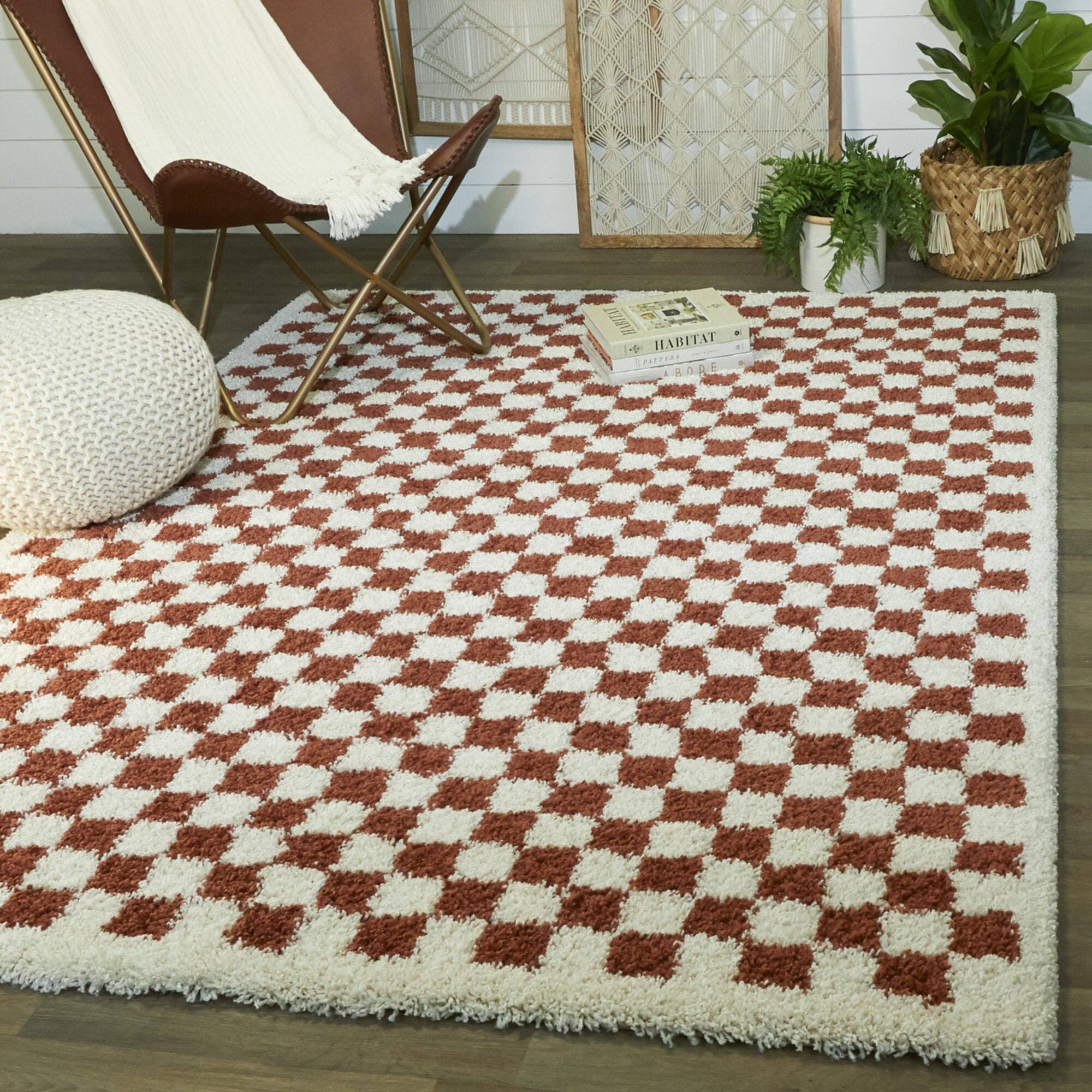Balta Rugs - Wholesale Area Rug - Covey Checkered Shag Area Rug25