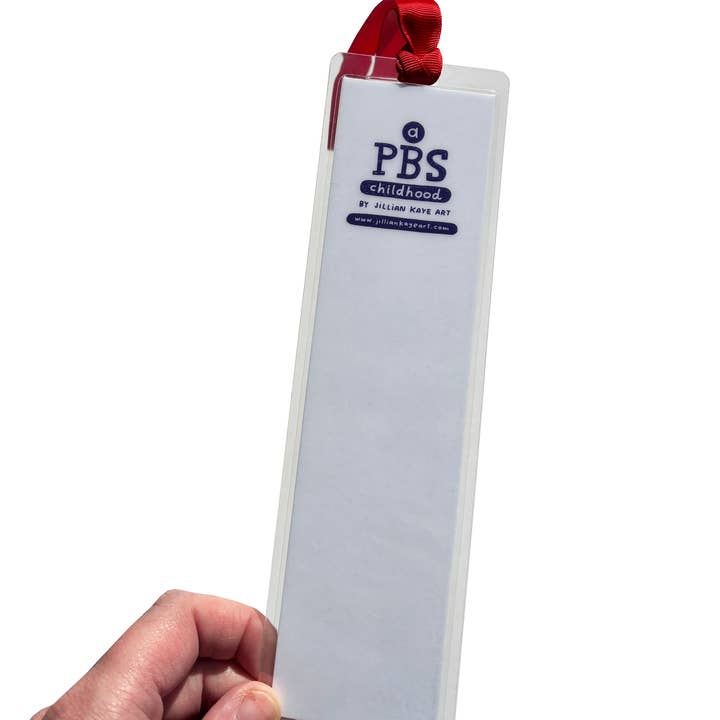 Jillian Kaye Art - Wholesale Bookmark - A PBS Childhood Laminated Bookmark with Ribbon3