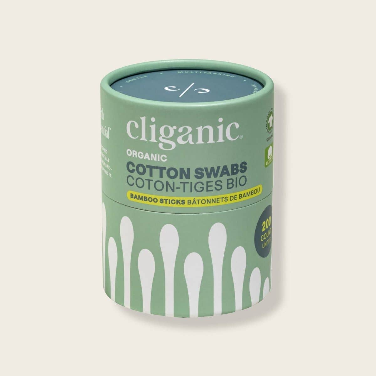 Cliganic - Wholesale Cotton Swab/Q-Tip - Organic Cotton Swabs - Bamboo Sticks1