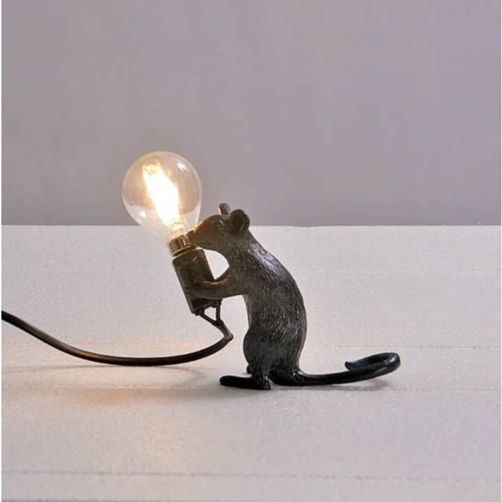 huemabe (All Import Duties Covered) - Wholesale Night light - Black Mouse Resin Night Light | Creative Lamp1