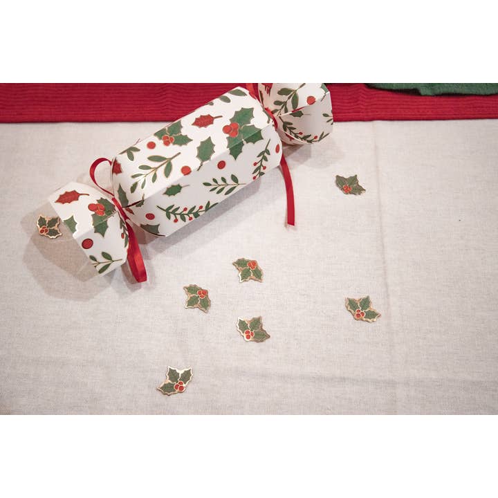 Tim&Puce Factory - Wholesale Confetti - CHRISTMAS HOLLY TABLE CONFETTI2