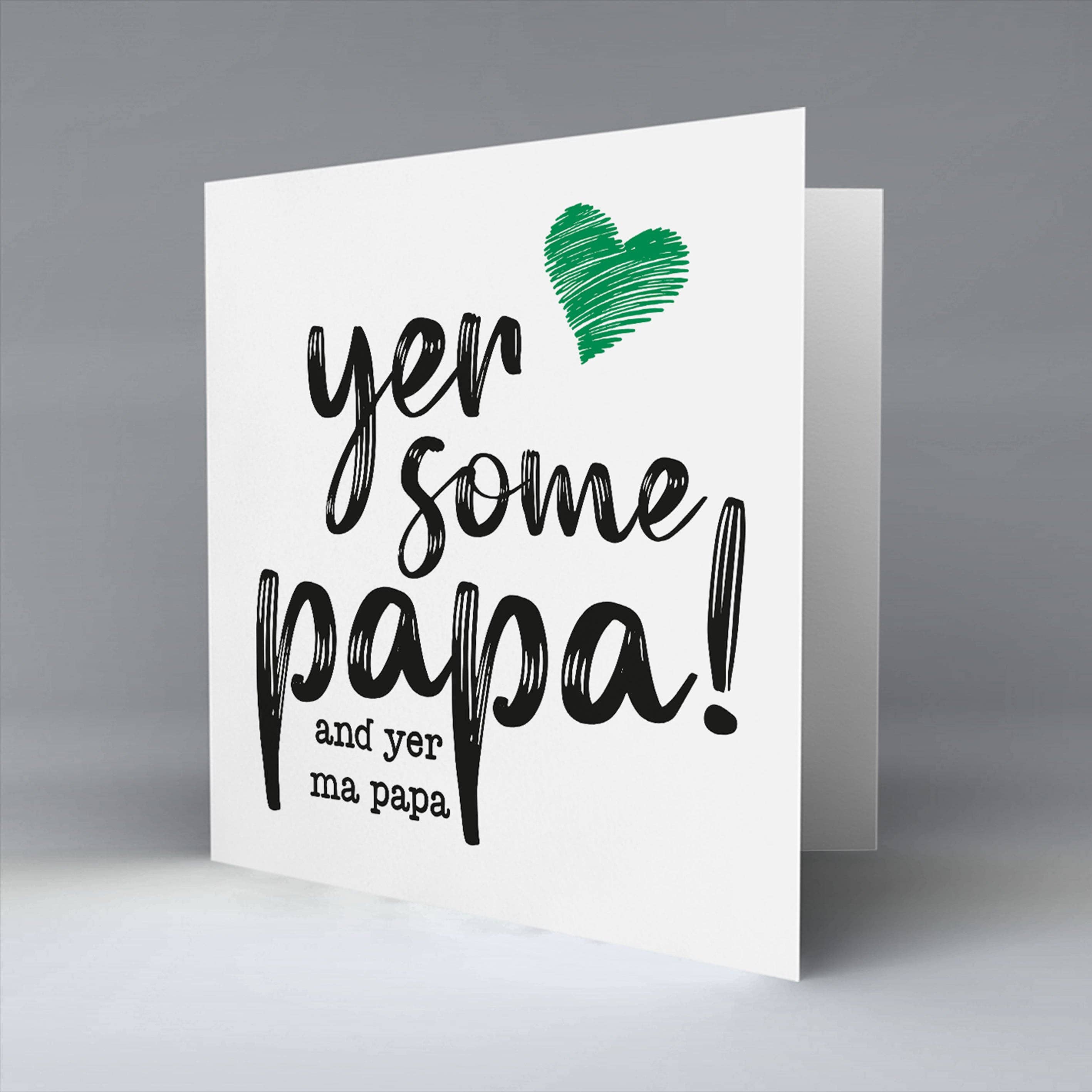 Pureminted – wholesale Father’s Day card – yer some papa! - Greetings Card1