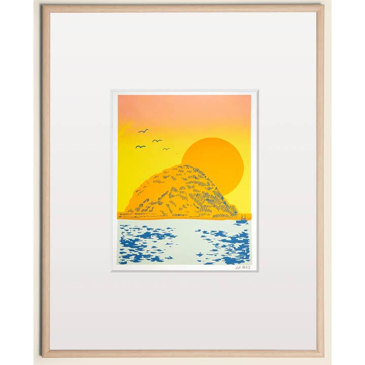 Lonely Palm Ranch - Wholesale Art Print - Art Print Morro Rock1