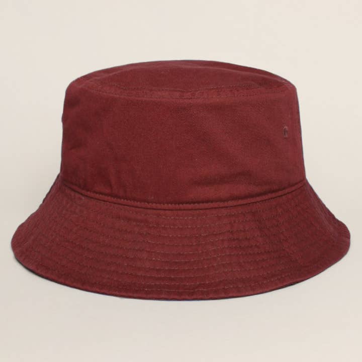 Fashion City - Wholesale Bucket hat – Unisex - Solid Color Cotton Bucket Fisherman Hats2