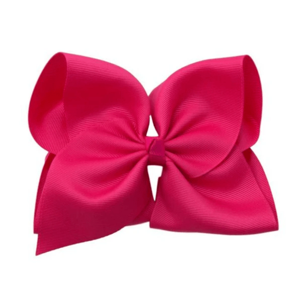 The Solid Bow - Wholesale Hair Bow - Kids - 6 inch Solid Grosgrain Bow/Alligator Clip13