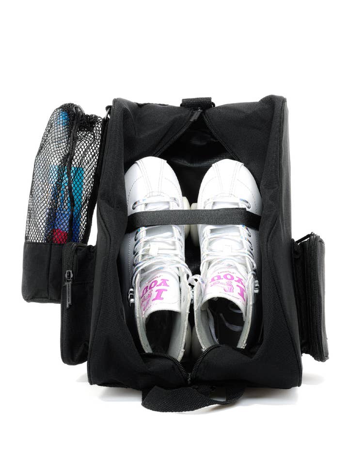 Roller Skating Backpack Skate Shoulder Bag | Durable Black for wholesale by Fydelity