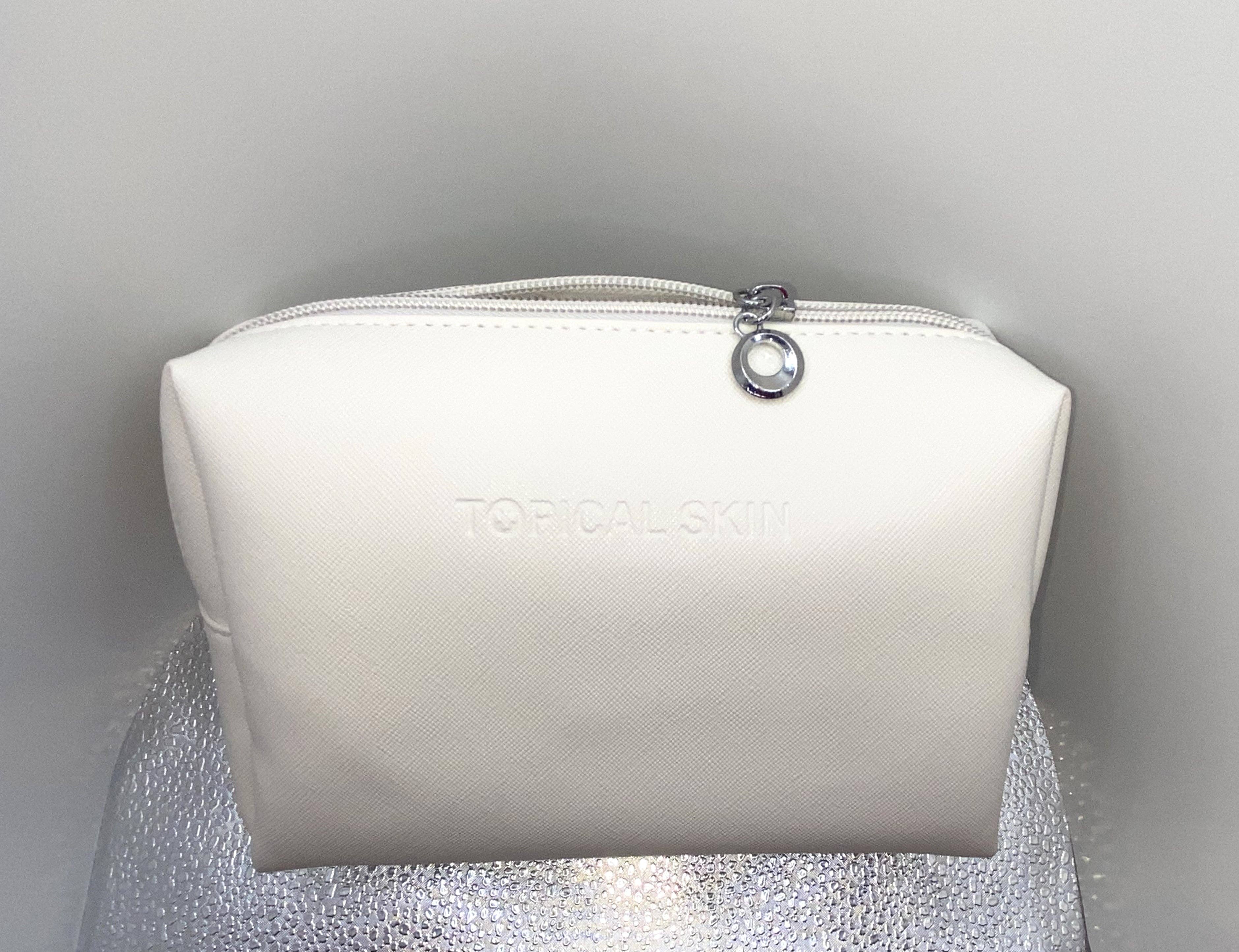 Topical Skin LLC - Wholesale Makeup/Cosmetic Bag - Vegan Saffiano Leather Classic Cosmetic Bag4