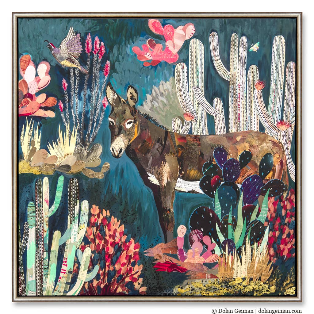 Dolan Geiman – Engroshandel Kunst på lærred – Lærredskunst | Sydvest vægkunst | BURRO COUNTRY1