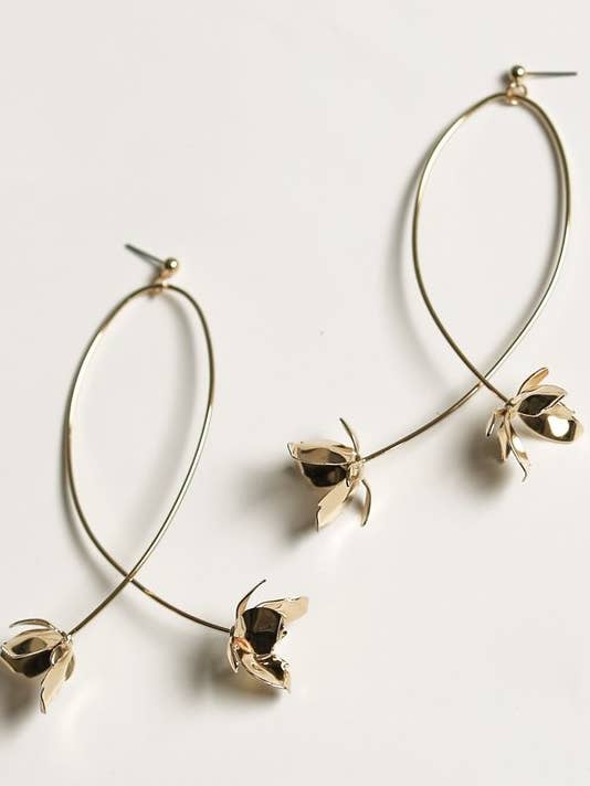 Rosa Hoops - Modern Earrings for wholesale by THE WILD MINIMALIST