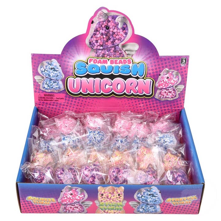 Pagdee Kids Juniors – wholesale Squishy toy – Kids & Baby – Holiday Décor Mini Squeezy Foam Bead Unicorn Toys For Kids4
