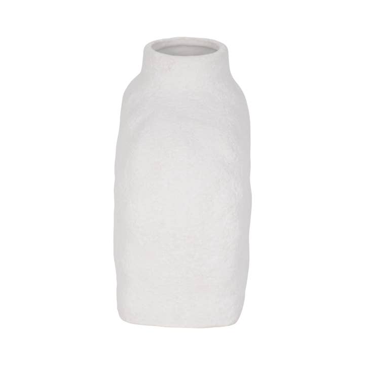 Sagebrook Home - Wholesale Vase - Ivory 6 in. Stoneware Novelty Casual Volcanic Vase