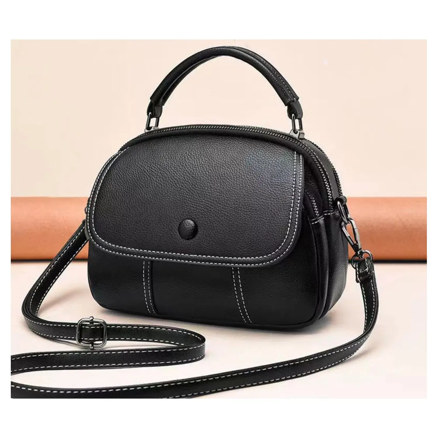 Superbia - Vente Sac à bandoulière – femme - Sac à bandoulière à 3 compartiments - 93661