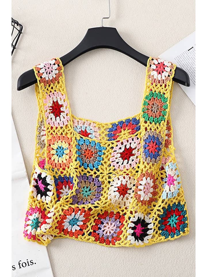 Miss Sparkling - Vendita all'ingrosso Top in maglia - Donna - Crop top in maglia