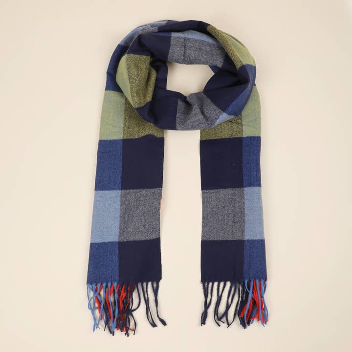 Fashion City - Wholesale Scarf - Women's - Classic Tartan Plaid Cashmere Feel Scarf 26