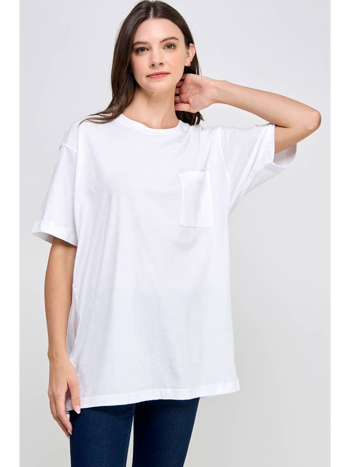 Honestee - Wholesale T-Shirt (Graphic) - Women's - Blank Short Sleeve T-Shirt with Chest Pocket4