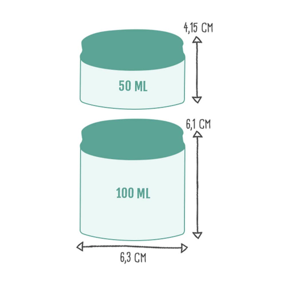Propos'Nature – wholesale Jar – Olympe Glass Jar 50ml, 100ml6