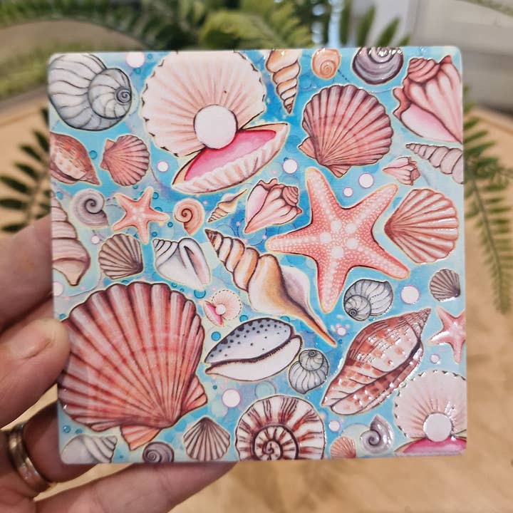 241-C Shells Coaster for wholesale by By Jo Crafts