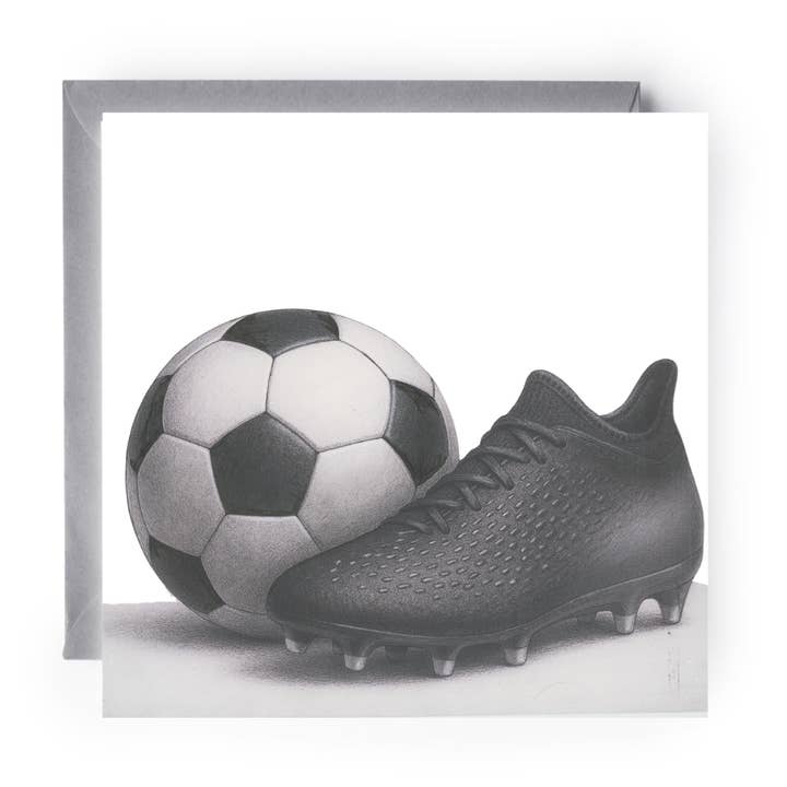 Hand-Drawn Football Greeting Card – Perfect Gift for Sports for wholesale by Libra Fine Arts