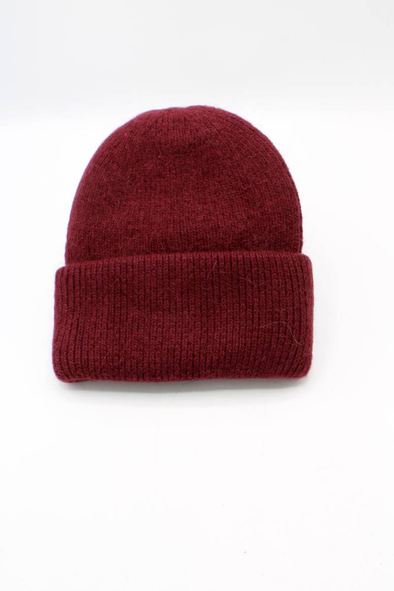 Hologramme Paris - Wholesale Beanie - Men's - Classic plain Angora hat45